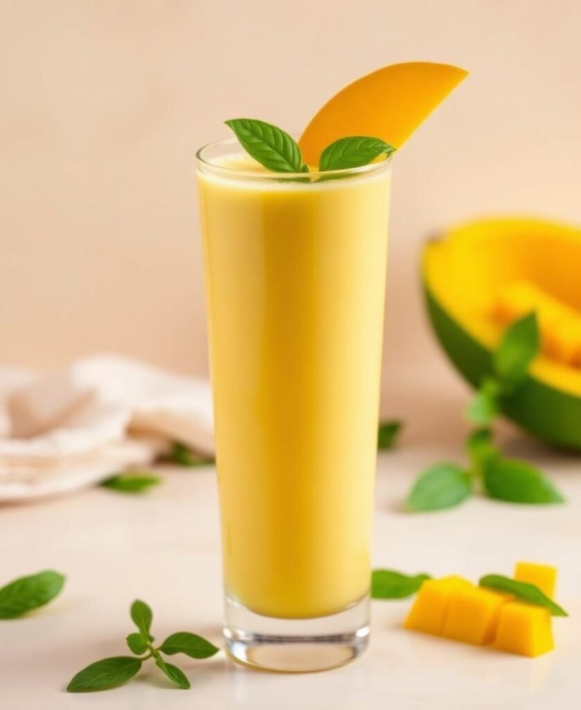 mango basil shake